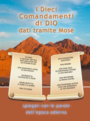 cover image of I Dieci Comandamenti di Dio dati tramite Mosè